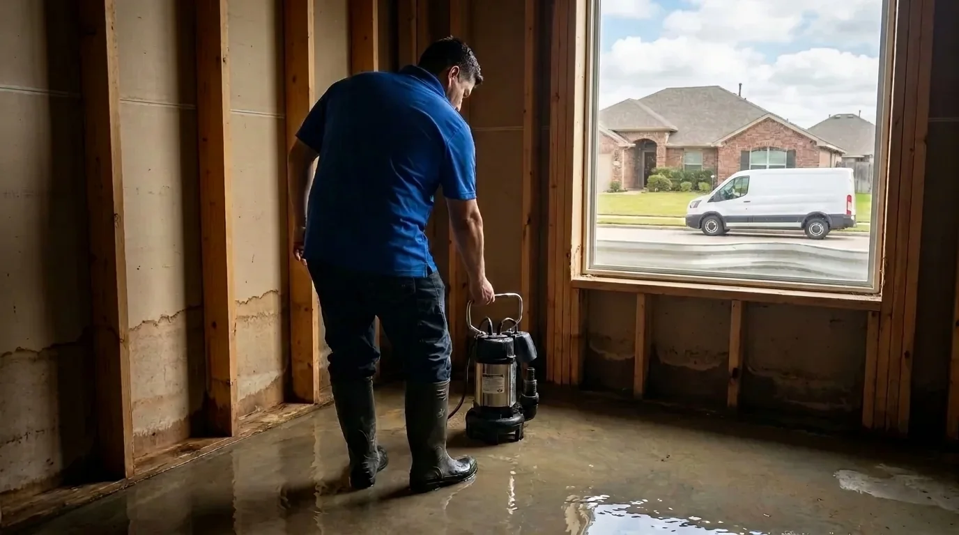 24/7 Emergency Basement Flooding Cleanup in Houston
