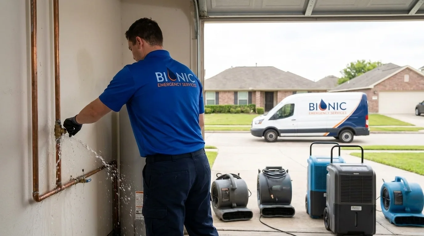 24/7 Emergency Burst Pipe Cleanup and Repair in Houston
