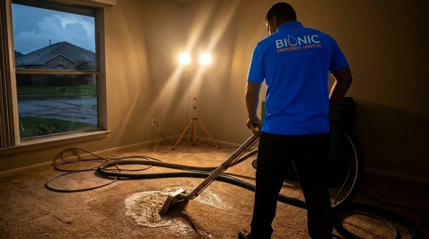 24/7 Emergency Water Removal & Cleanup in Houston