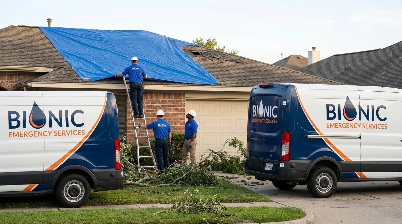 24/7 Emergency Storm Damage Restoration in Houston