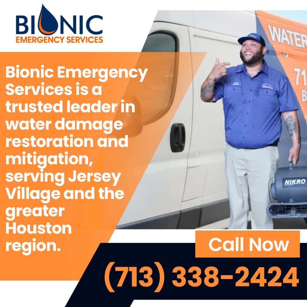 Bionic Emergency Services is a trusted leader in water damage restoration